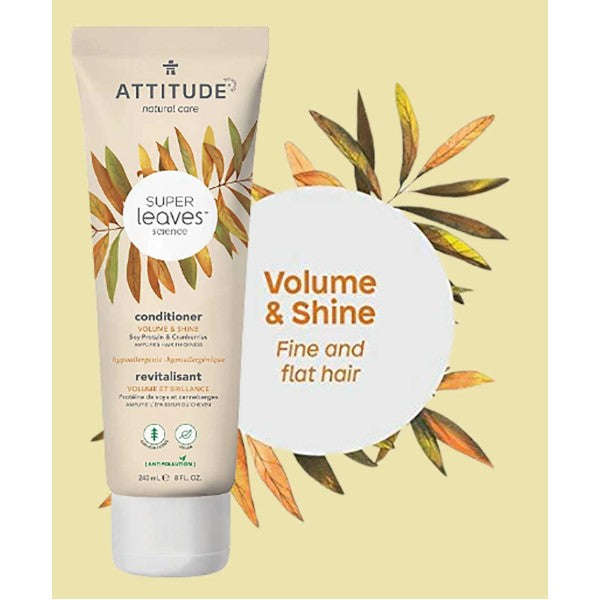Attitude Super Leaves Science Natural Volume And Shine Conditioner