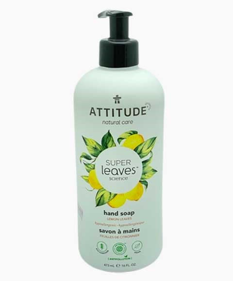 Attitude Super Leaves Science Natural Lemon Leaves Hand Soap
