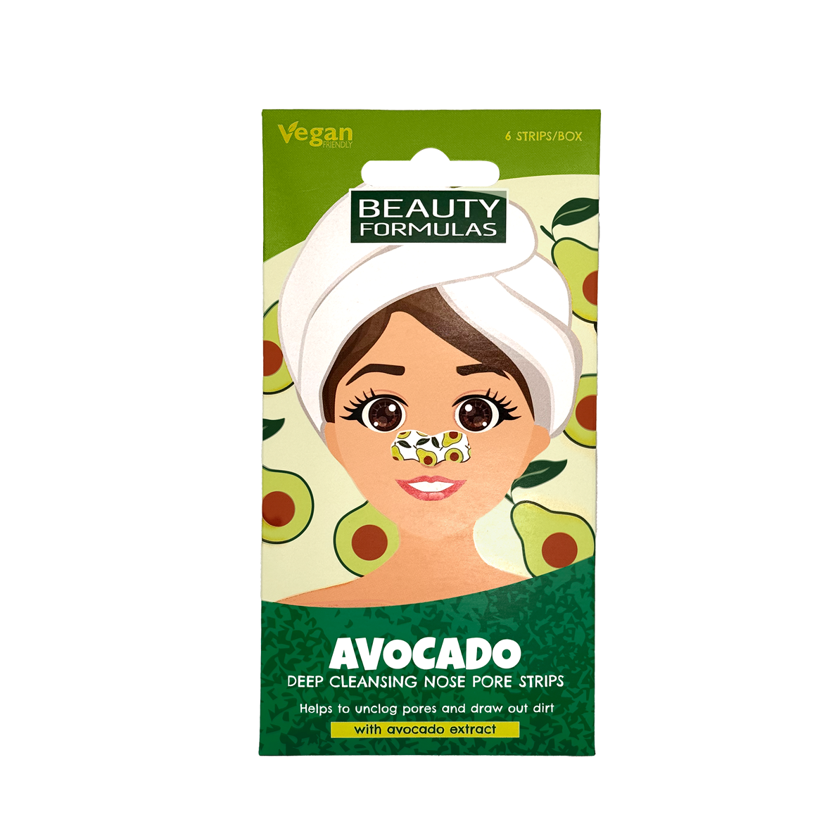 Beauty Formulas Avocado Deep Cleansing Nose Pore Strips