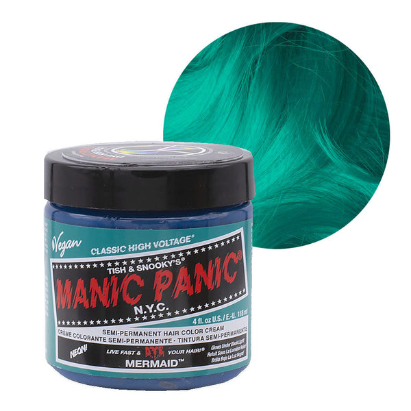 Manic Panic High Voltage Semi Permanent Hair Dye Cream Mermaid 118ml – UV Hair