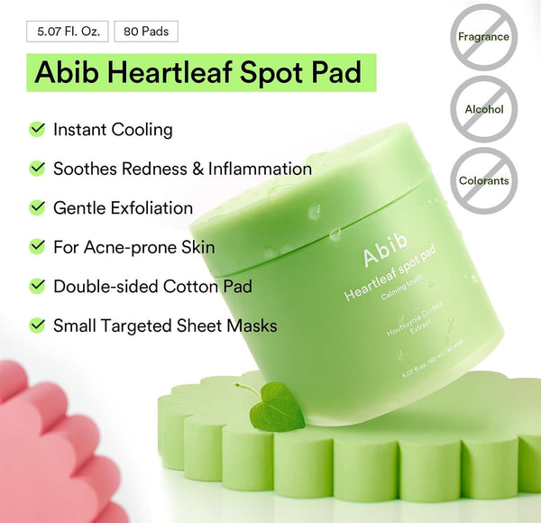Abib  Heartleaf Calming Touch Soothing Spot Pad