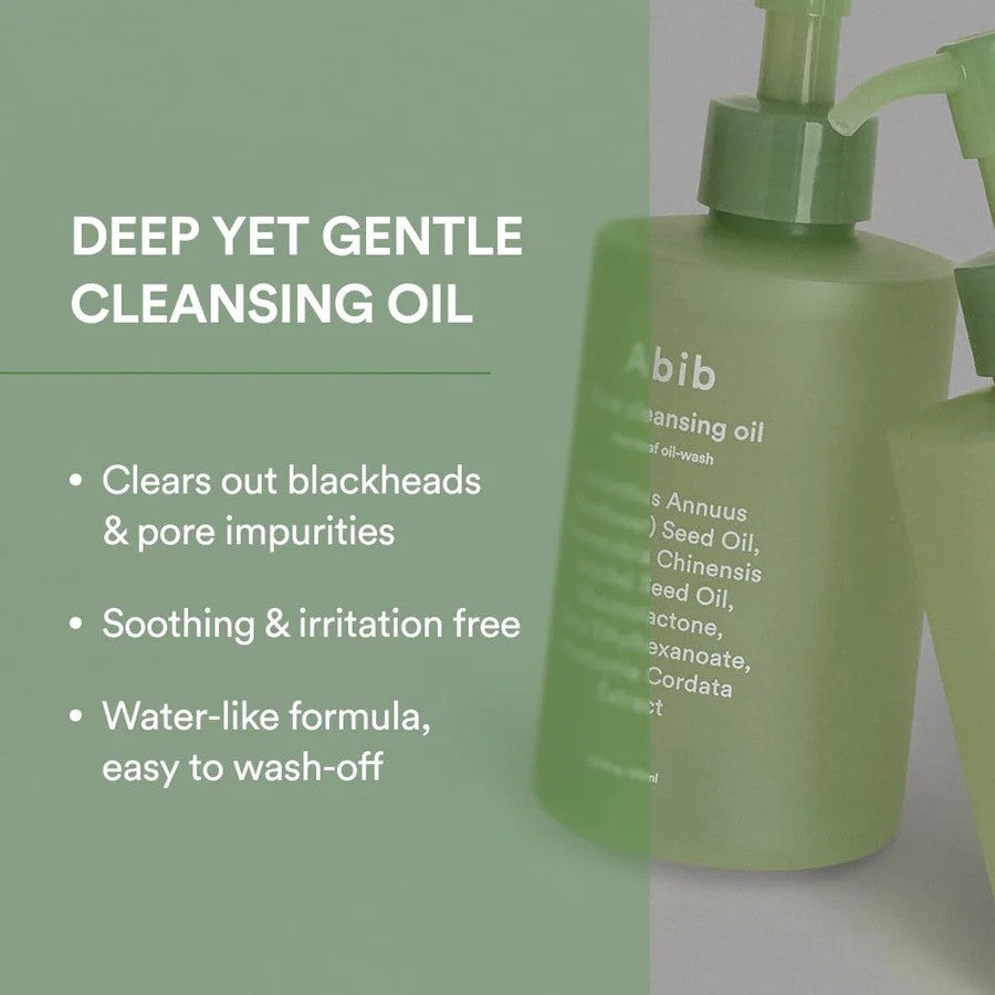 Abib  Heartleaf Pore Cleansing Oil Wash