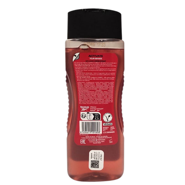 Reebok Activate Your Senses 4 In 1 Hair And Body Shower Gel