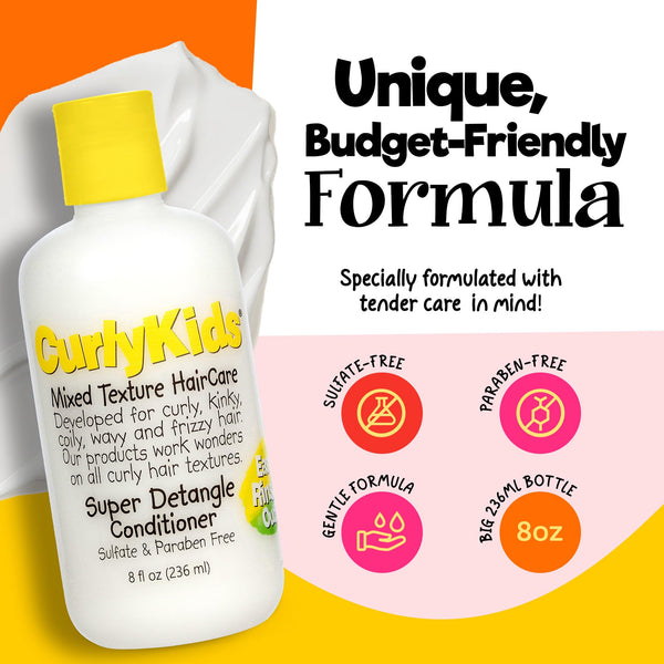 Advance Beauty Care Curly Kids Mixed Textured Super Detangle Conditioner 236ml - Afro Hair Boutique