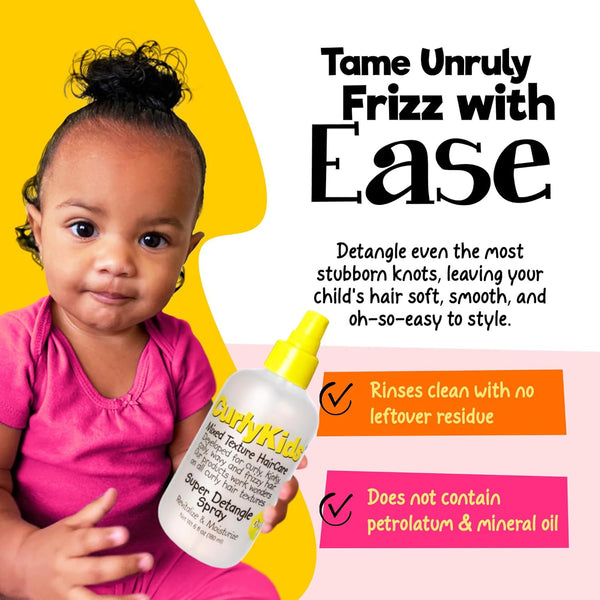 Advance Beauty Care Curly Kids Mixed Texture HairCare Super Detangle Spray 180ml - Afro Hair Boutique