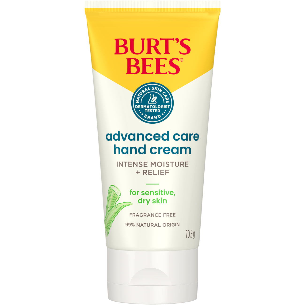 Burts Bees Advanced Care Hand Cream For Sensitive Dry Skin 70g