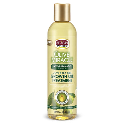 African Pride Olive Miracle Anti-Breakage Growth Oil Treatment 237ml