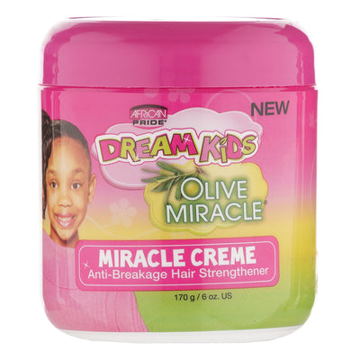 African Pride Dream Kids Olive Miracle Anti Breakage Hair Miracle Cream 170g