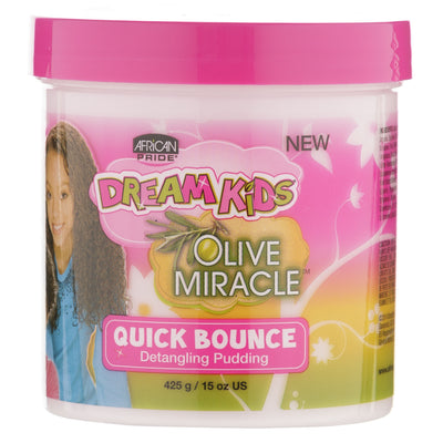 African Pride Dream Kids Olive Miracle Quick Bounce Detangling Pudding 425g