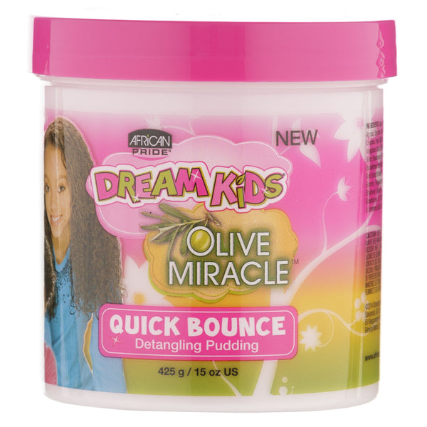 African Pride Dream Kids Olive Miracle Quick Bounce Detangling Pudding 425g - Afro Hair Boutique
