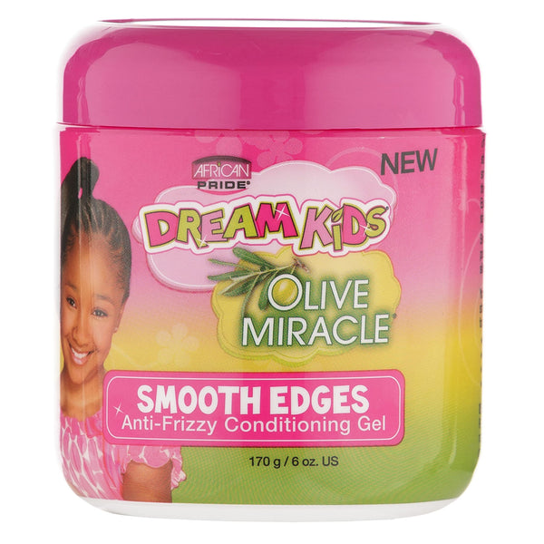 African Pride Dream Kids Olive Miracle Smooth Edges Conditioning Gel 170g - Afro Hair Boutique
