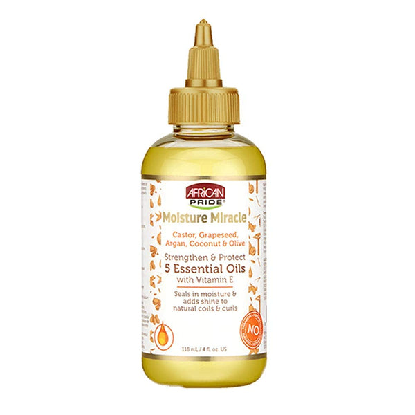 African Pride Moisture Miracle Strengthen & Protect 5 Essential Oils 115ml - Afro Hair Boutique