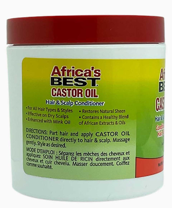 Africa's Best Castor Oil Hair And Scalp Conditioner 149g - Afro Hair Boutique