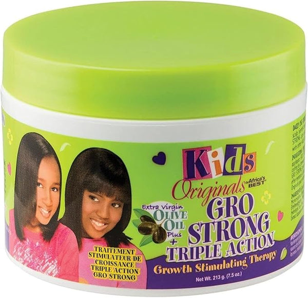 Africa's Best Kids Organics Gro Strong Growth Stimulating Therapy 213g - Afro Hair Boutique