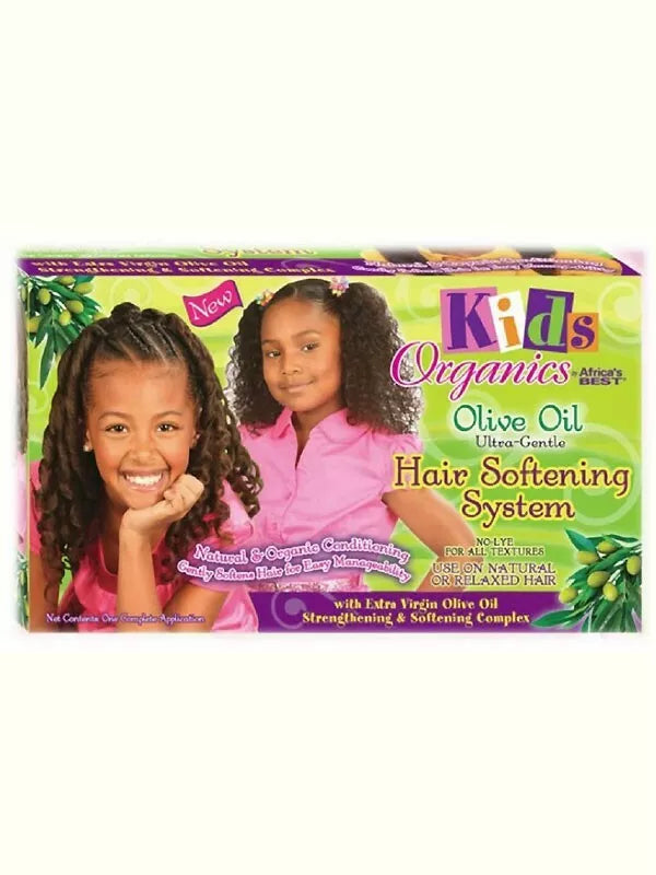 Africas Best Kids Organics Olive Oil Hair Softening System kit - Afro Hair Boutique