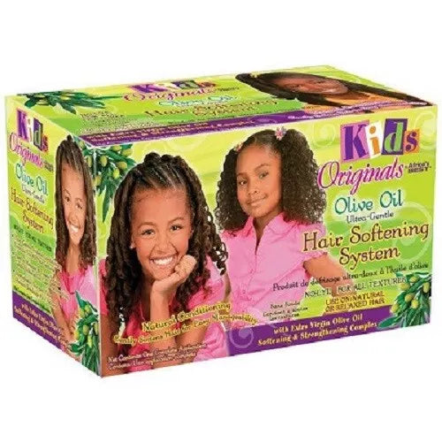 Africas Best Kids Organics Olive Oil Hair Softening System kit - Afro Hair Boutique
