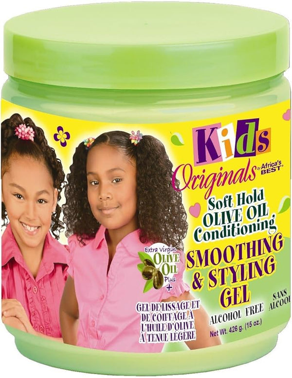 Africas Best Kids Organics Smoothing And Styling Gel 426g - Afro Hair Boutique