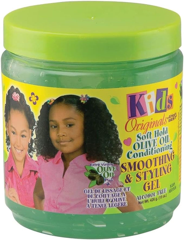 Africas Best Kids Organics Smoothing And Styling Gel 426g - Afro Hair Boutique