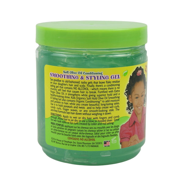 Africas Best Kids Organics Smoothing And Styling Gel 426g - Afro Hair Boutique