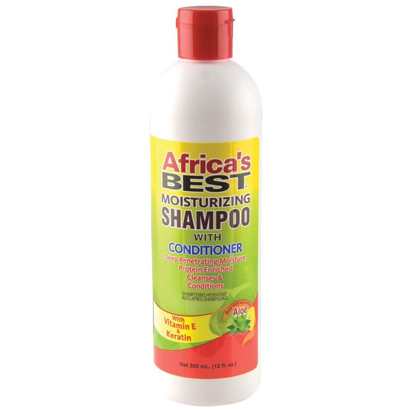 Africas Best Moisturizing Shampoo With Conditioner 356ml - Afro Hair Boutique