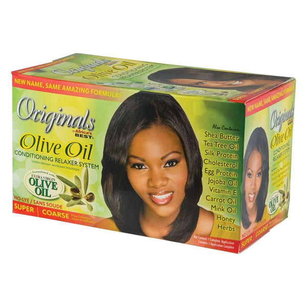 Africas Best Organics Olive Oil No Lye Conditioning Relaxer (Super / Regular) - Afro Hair Boutique