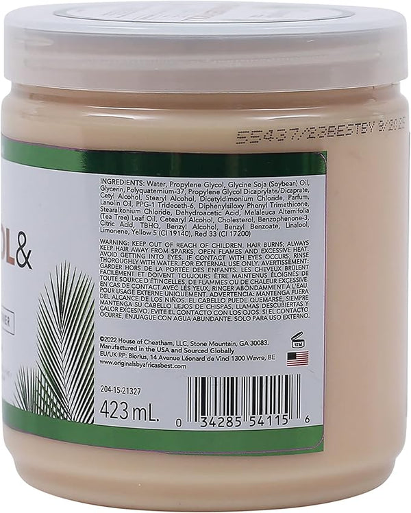Africa's Best Originals Cholesterol & Tea Tree Oil Leave In Conditioner 426g - Afro Hair Boutique