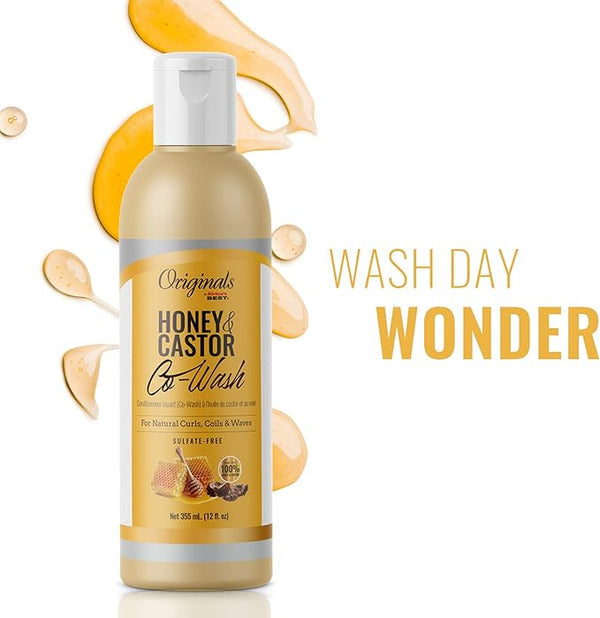 Africa's Best Originals Honey and Castor Co-Wash 355ml - Afro Hair Boutique