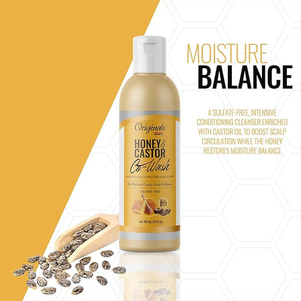 Africa's Best Originals Honey and Castor Co-Wash 355ml - Afro Hair Boutique