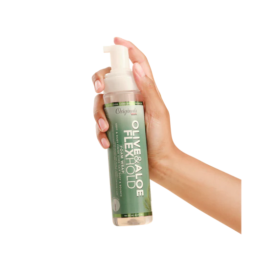 Africa's Best Originals Olive And Aloe Soft Shine Flex Hold 251ml - Afro Hair Boutique