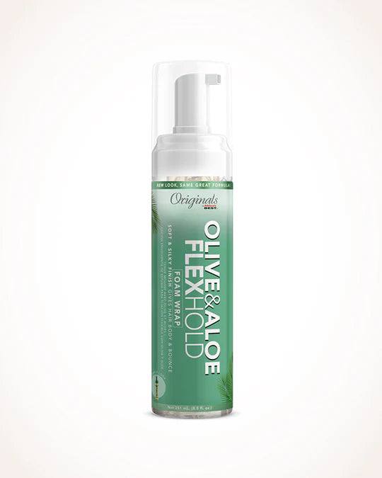 Africa's Best Originals Olive And Aloe Soft Shine Flex Hold 251ml - Afro Hair Boutique