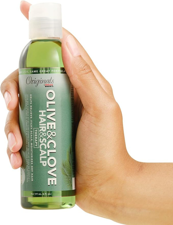 Africas Best Originals Olive And Clove Oil Therapy - Afro Hair Boutique