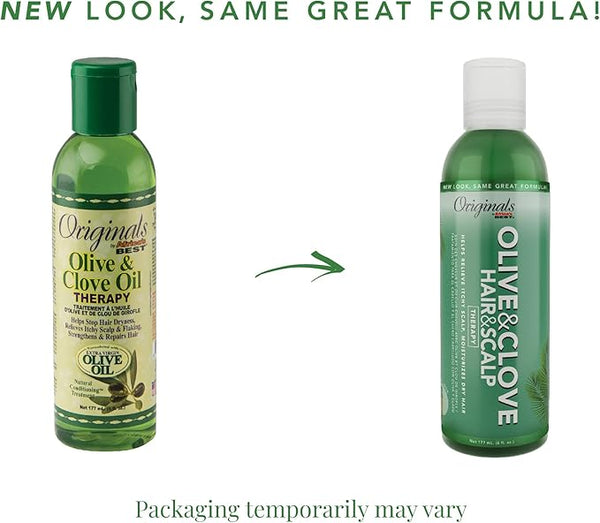 Africas Best Originals Olive And Clove Oil Therapy - Afro Hair Boutique