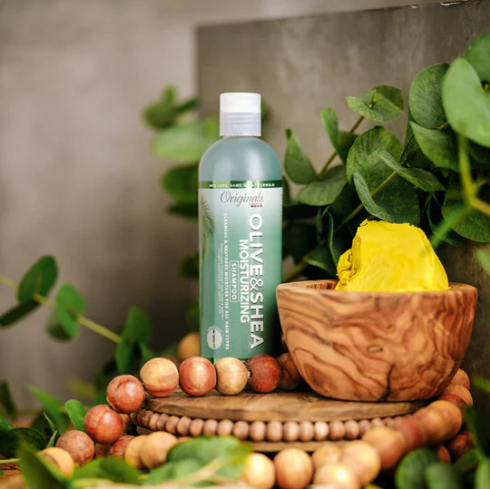 Africas Best Originals Olive Oil And Shea Moisturizing Shampoo 355ml - Afro Hair Boutique