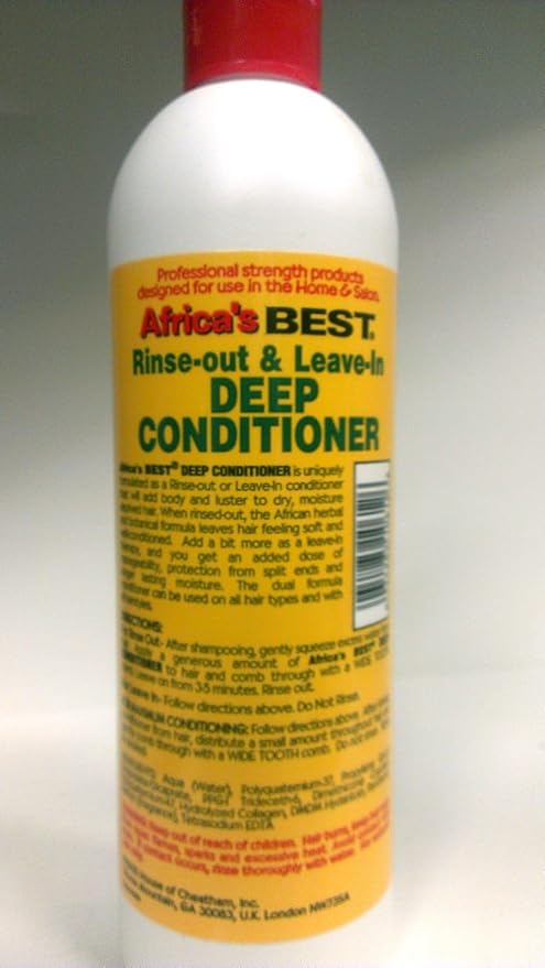Africas Best Rinse Out And Leave In Deep Conditioner 355ml