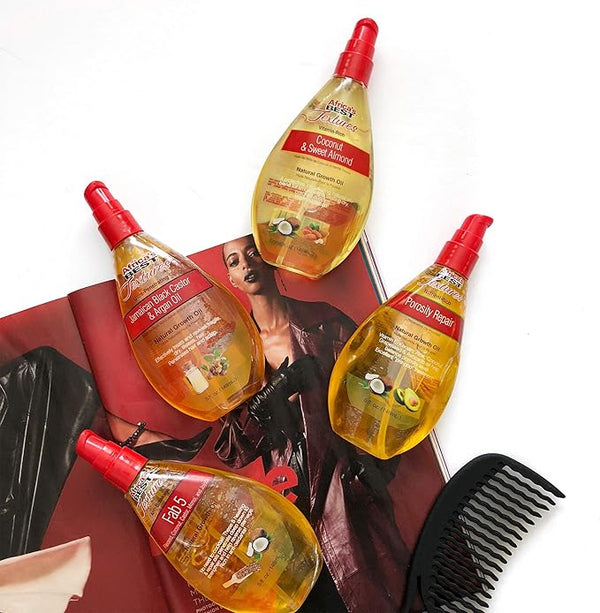 Africas Best Textures Coconut And Sweet Almond Growth Oil 148ml - Afro Hair Boutique