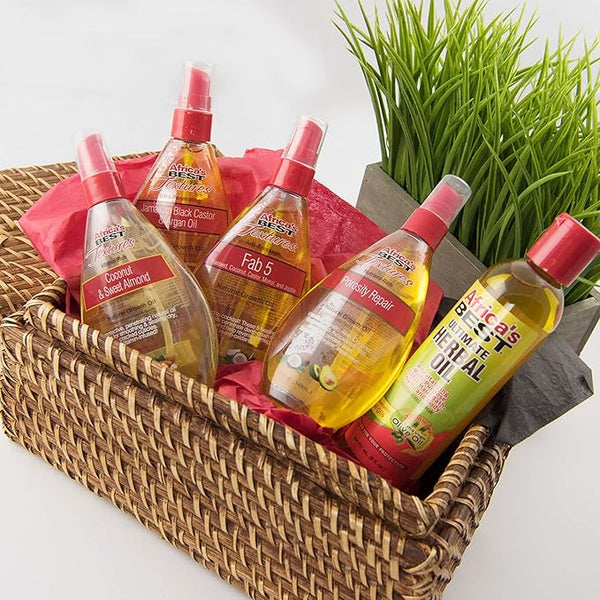 Africas Best Textures Coconut And Sweet Almond Growth Oil 148ml - Afro Hair Boutique