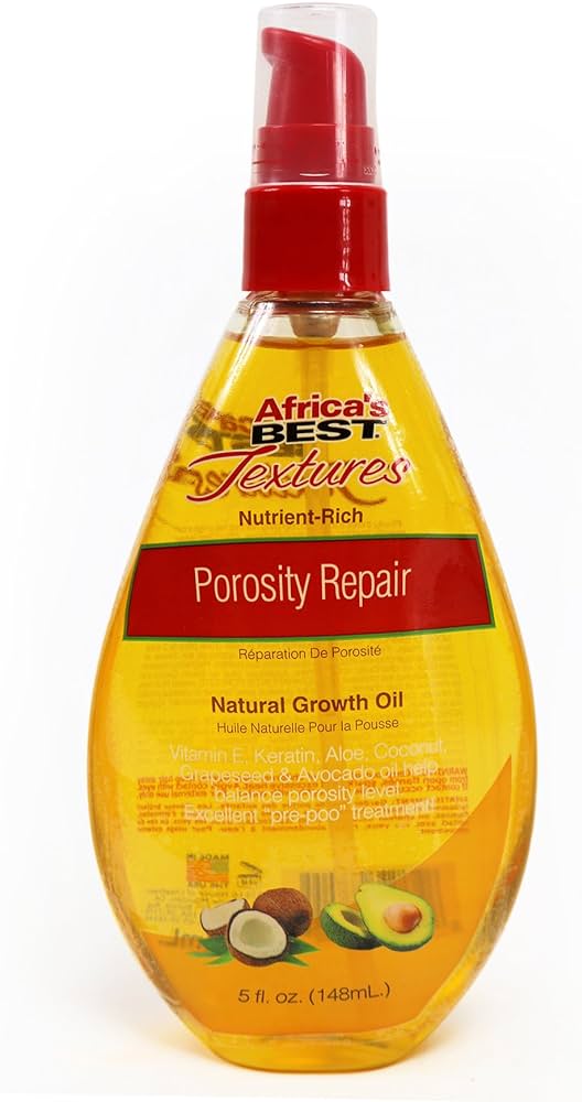 Africas Best Textures Porosity Repair Growth Oil 148ml - Afro Hair Boutique