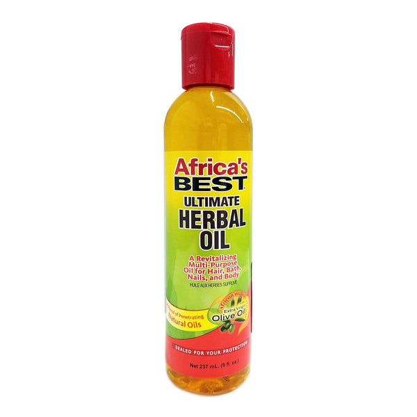 Africas Best Ultimate Herbal Oil 237ml - Afro Hair Boutique