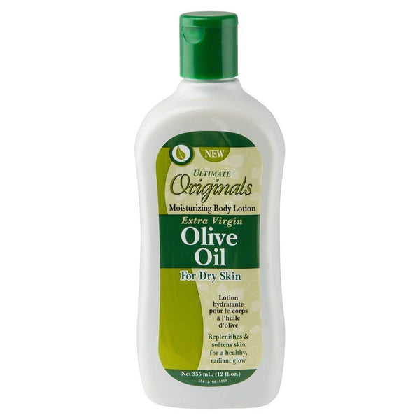Africas Best Ultimate Organics Extra Virgin Olive Oil body Lotion For Dry Skin 355ml - Afro Hair Boutique