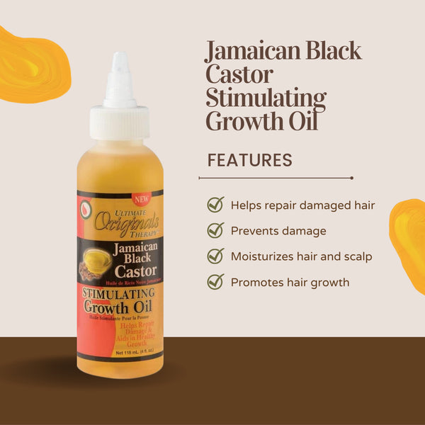 Africas Best Ultimate Originals Jamaican Black Castor Stimulating Growth Oil 118ml
