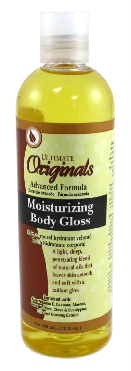 Africas Best Ultimate Originals Moisturizing Body Gloss 355ml - Afro Hair Boutique