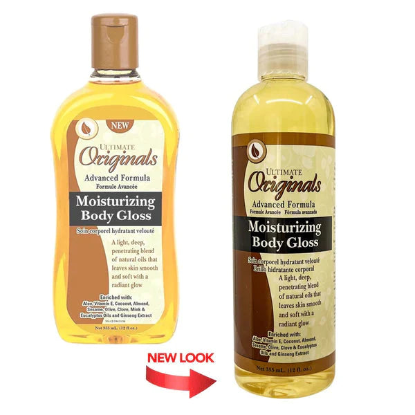Africas Best Ultimate Originals Moisturizing Body Gloss 355ml - Afro Hair Boutique