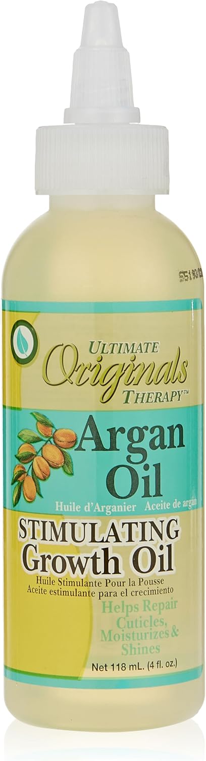 Africas Best  Ultimate Originals Therapy Argan Oil Stimulating Growth Oil 118ml - Afro Hair Boutique
