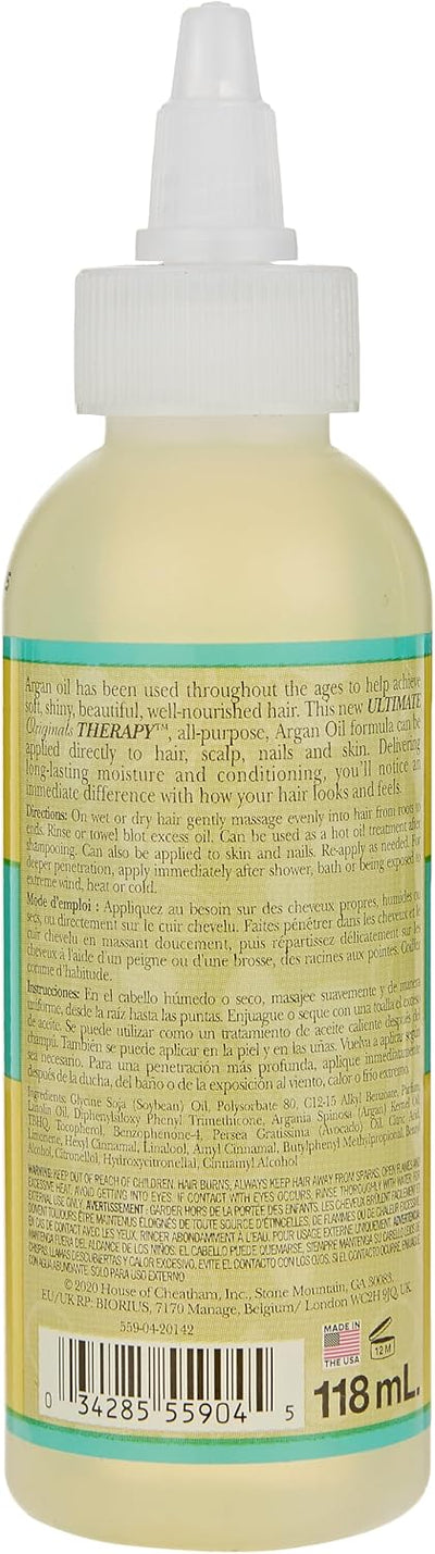 Africas Best  Ultimate Originals Therapy Argan Oil Stimulating Growth Oil 118ml