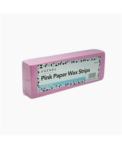 Agenda  Disposables Paper Wax Pink Strips