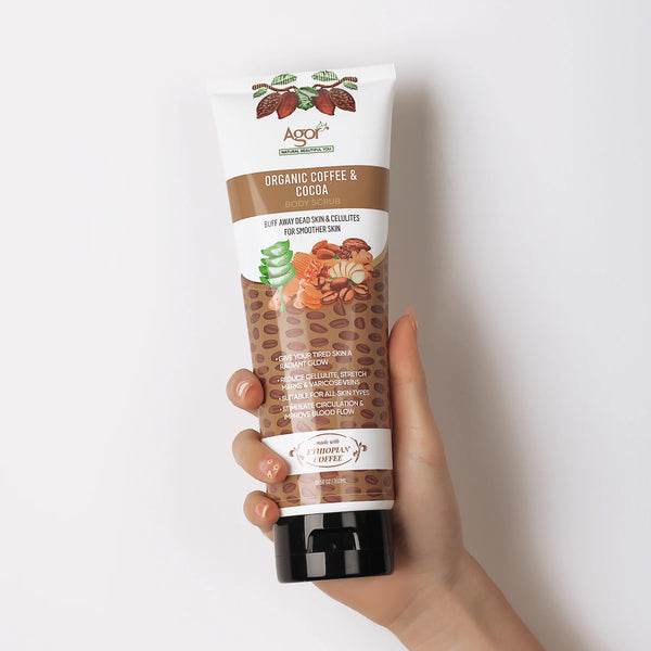 Agor Organic Coffee And Cocoa Body Scrub 300ml