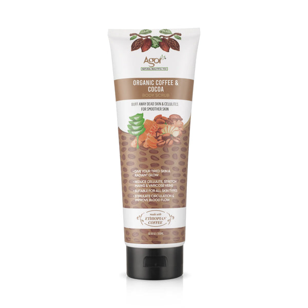 Agor Organic Coffee And Cocoa Body Scrub 300ml