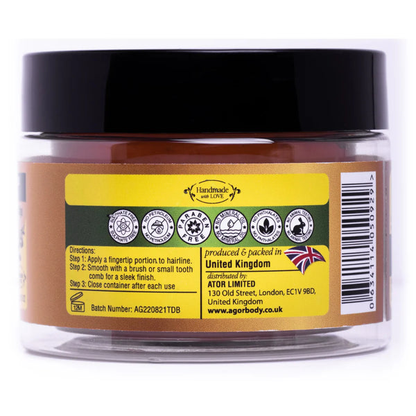 Agor Organic Flaxseed Edge Control 100g - Afro Hair Boutique