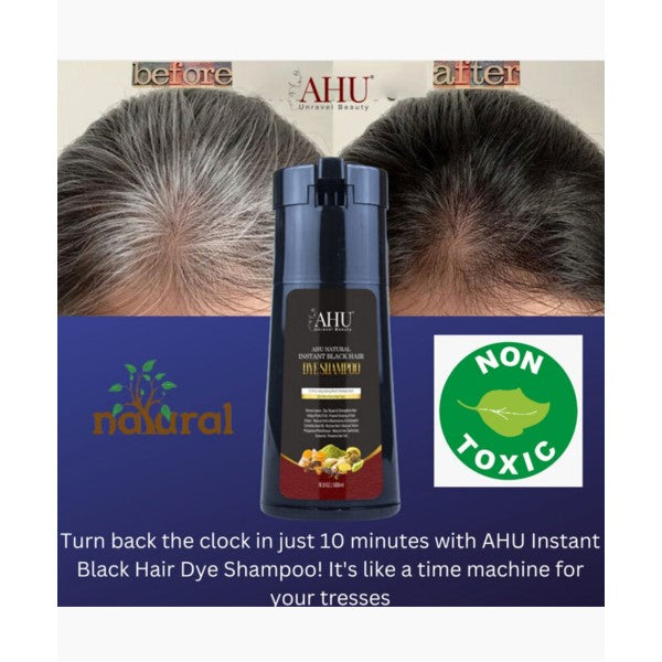 AHU Care AHU Instant Black Hair Dye Shampoo