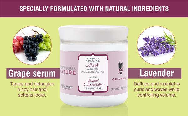 Alfaparf Milano Precious Nature Mask With Grape And Lavender 200ml / 500ml - Afro Hair Boutique
